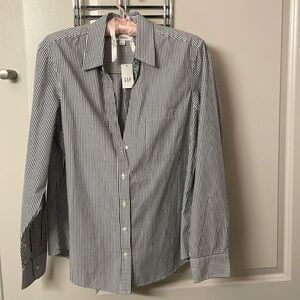 Pinstripe button down